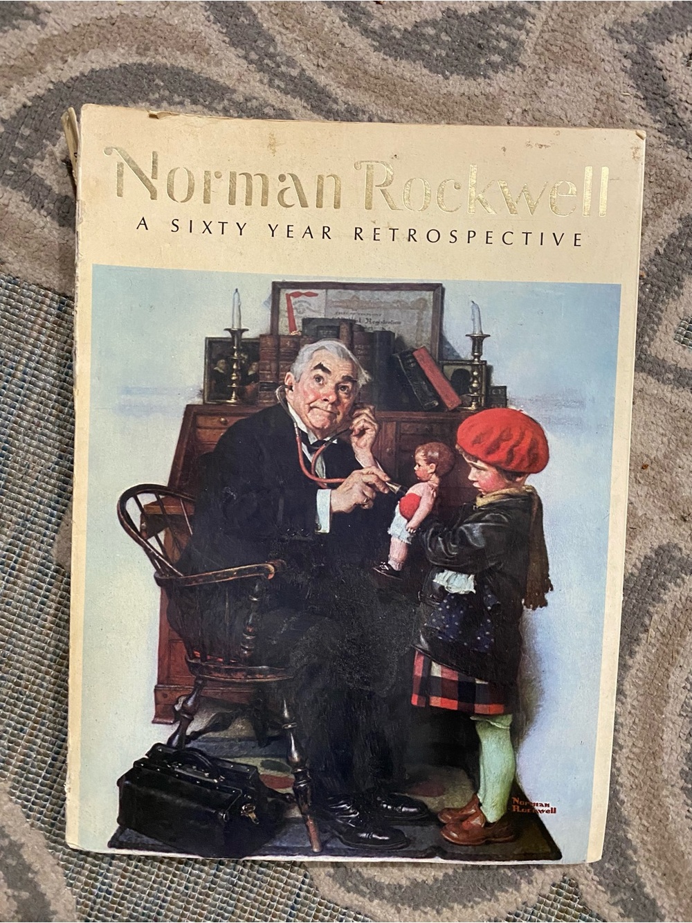 Vintage 1972 Norman Rockwell Art Collector Book